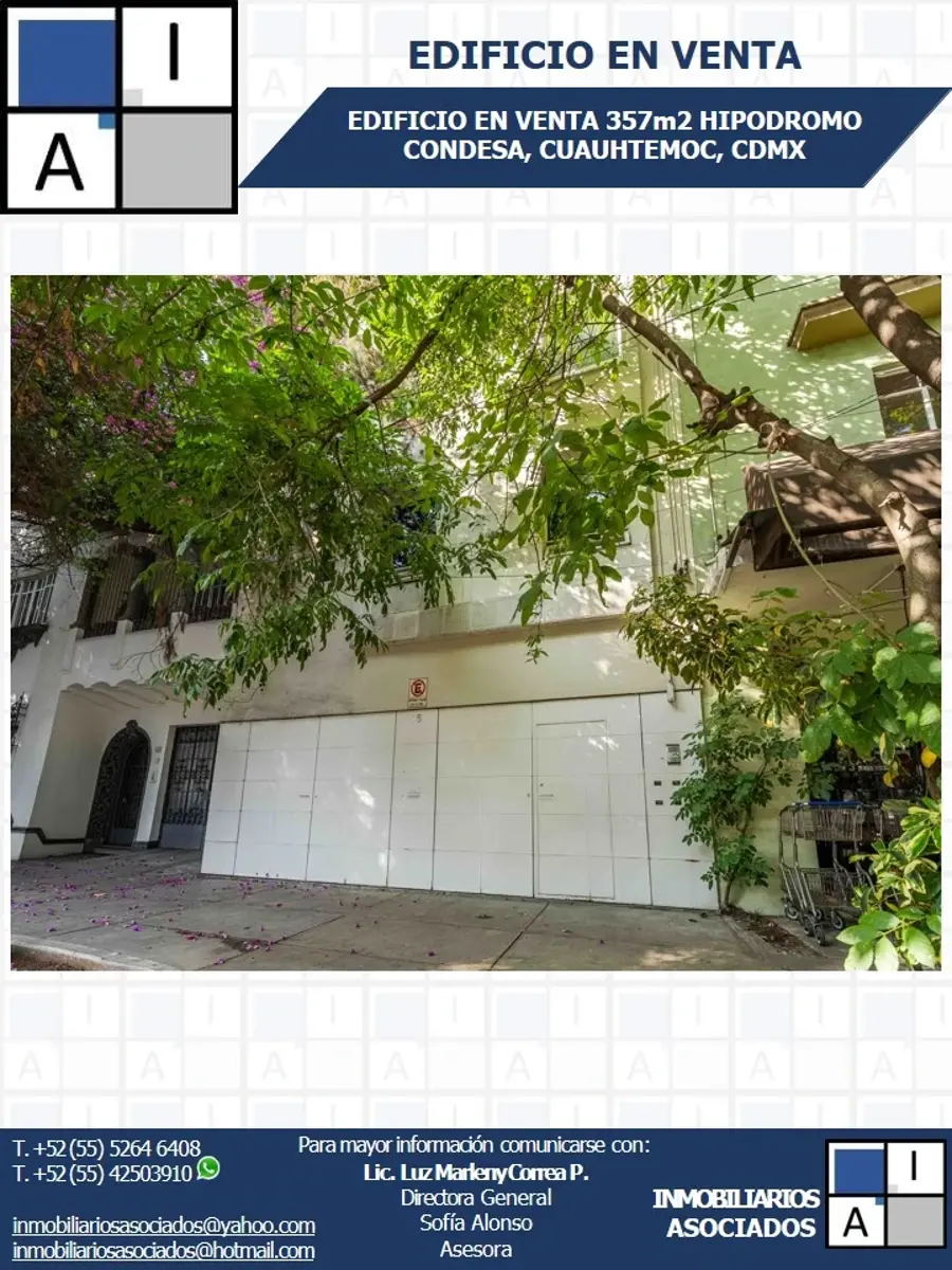 Edificio en venta en Hipódromo Condesa, Cuauhtémoc — foto 1 de 4
