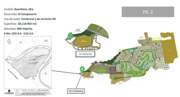 Venta Macro Lote Uso Mixto el Campanario Queretaro