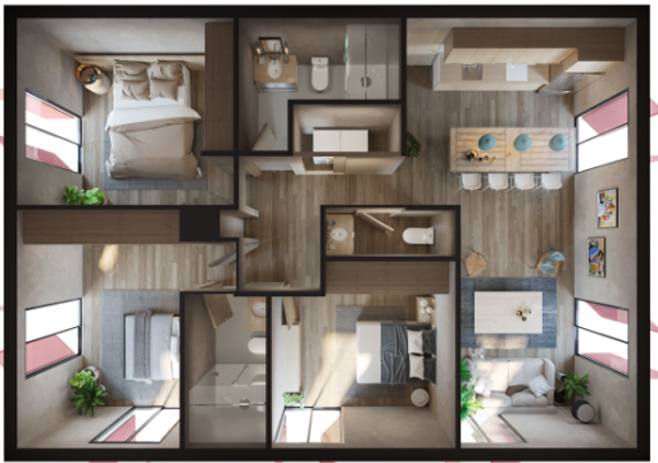 Departamento en venta en Puerta Real, Corregidora — foto 3 de 8