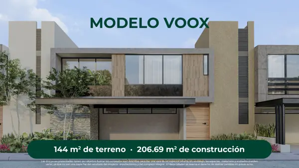 Residencial con estilo arquitectónico de primer nivel y excelentes acabados.