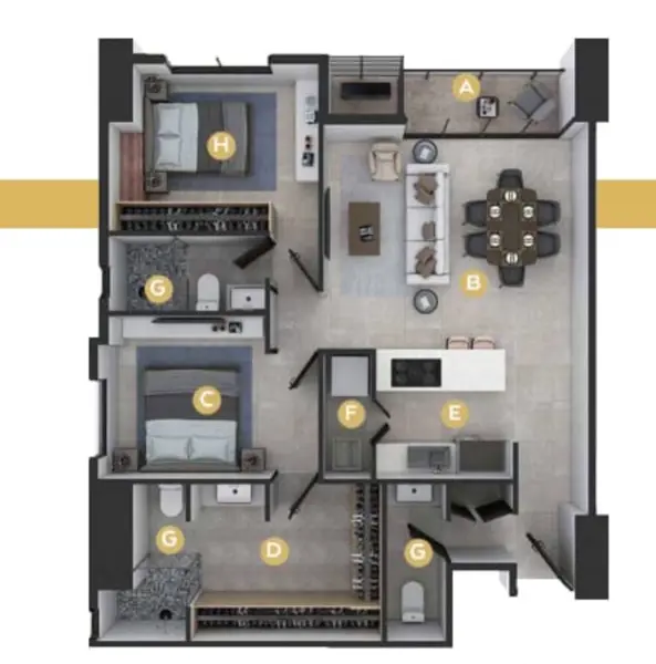 Departamento en venta en Residencial Dinastía, Monterrey — foto 2 de 8