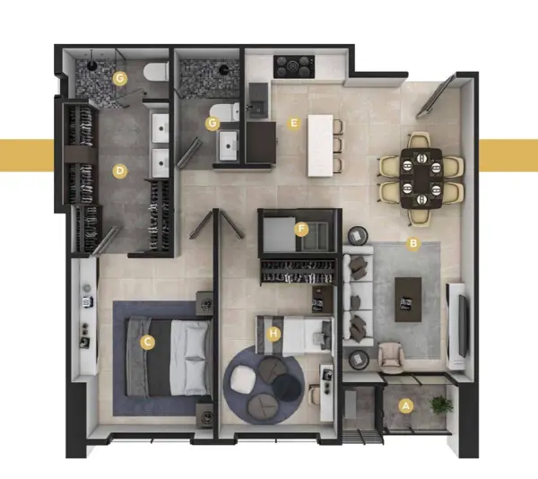 Departamento en venta en Residencial Dinastía, Monterrey — foto 2 de 5