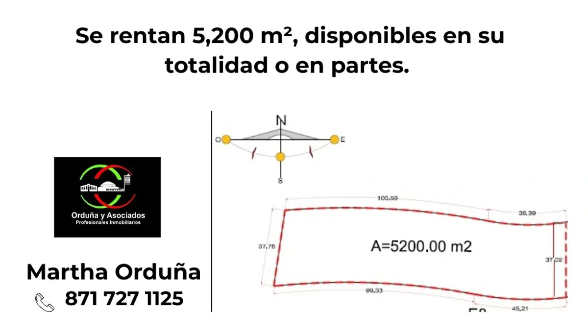 Terreno en renta en La Union, Torreón — foto 1 de 2