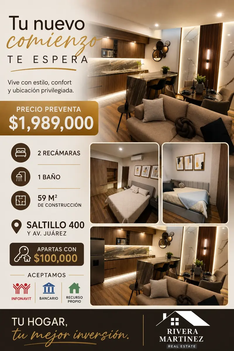 Departamento en venta en Residencial las Torres, Torreón — foto 1 de 7