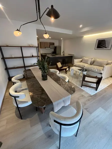 Departamento en Los Alpes en Habita Capital  San Ángel con Balcón