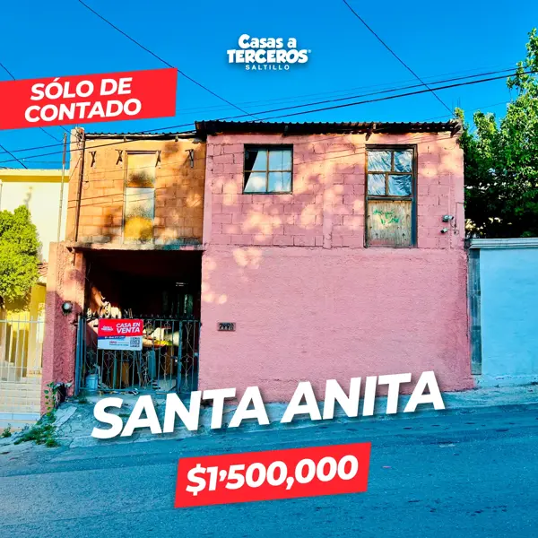 Casa en Santa Anita, Saltillo, Coahuila de Zaragoza