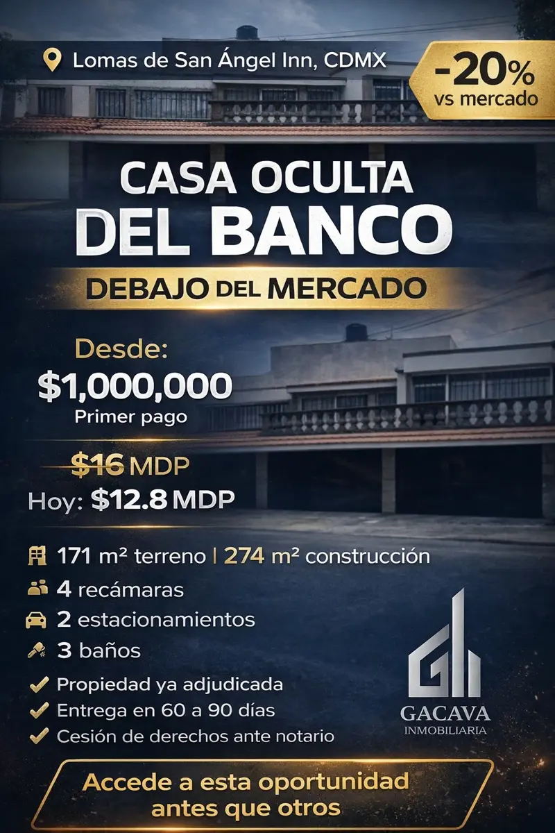 Casa en venta en Lomas de San Angel Inn, Álvaro Obregón — foto 1 de 12
