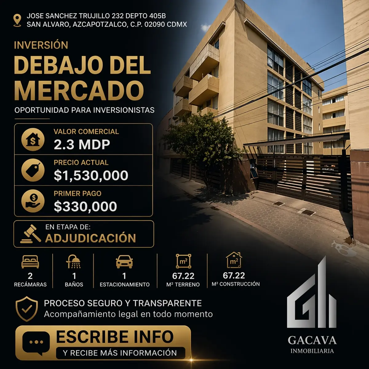 Departamento en venta en San Alvaro, Azcapotzalco — foto 1 de 7