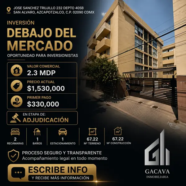 ?? Departamento en CDMX desde $330,000 de entrada ?? Departamento en CDMX desde $330,000 de entrada