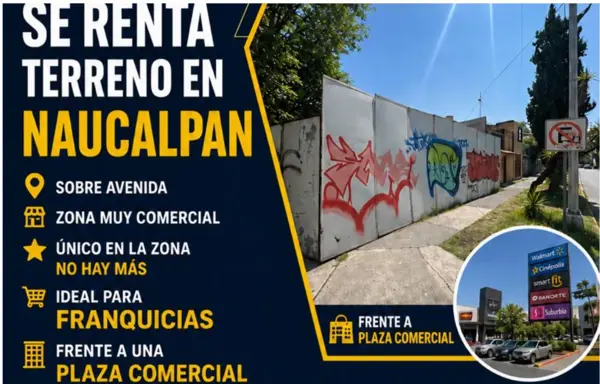 Terreno en renta en Jardines de San Mateo Sección Colinas, Naucalpan de Juárez — foto 2 de 7