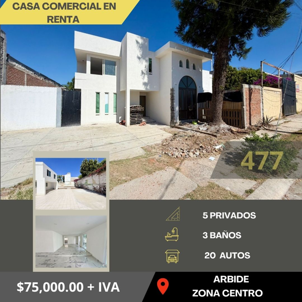 Casa Comercial en Renta en Colonia Arbide, León - Amplia y Bien Ubicada Casa Comercial en Renta en Colonia Arbide, León - Amplia y Bien Ubicada