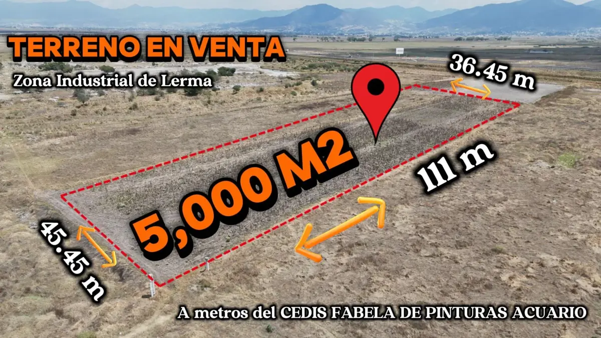 Terreno en venta en Parque industrial Lerma, Lerma — foto 1 de 7