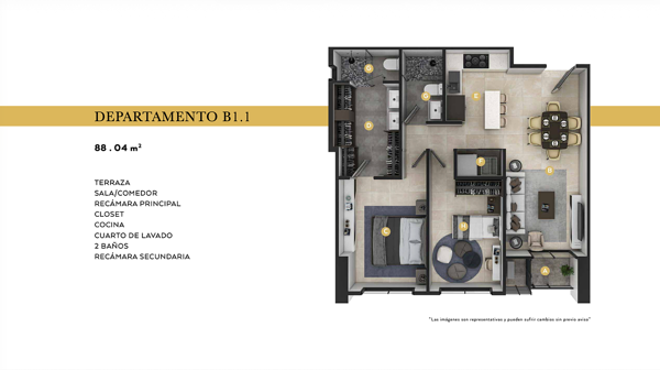 Departamento en venta en Residencial Dinastía, Monterrey — foto 3 de 30