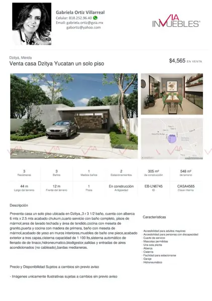 Casa en venta en Dzitya, Mérida — foto 3 de 5