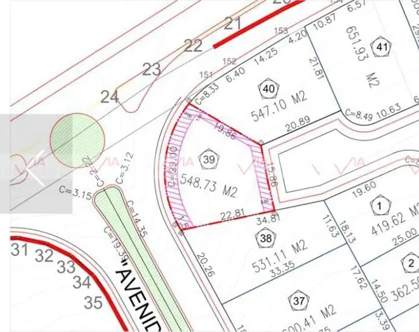 Terreno en venta en Residencial Cordillera, Santa Catarina — foto 3 de 8