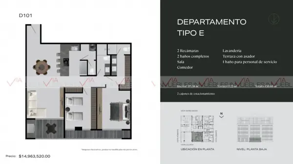 Departamento en venta en Zona San Agustín, San Pedro Garza García — foto 2 de 10