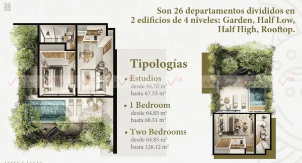 Departamento en venta en La Veleta, Tulum — foto 3 de 11