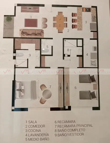 Departamento en venta en Los Cristales, Monterrey — foto 3 de 16