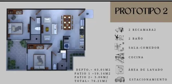Departamento en venta en Portales Norte, Benito Juárez — foto 3 de 13