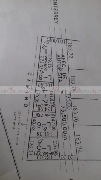 Terreno en venta en PEMEX Refinería, Cadereyta Jiménez — foto 3 de 10