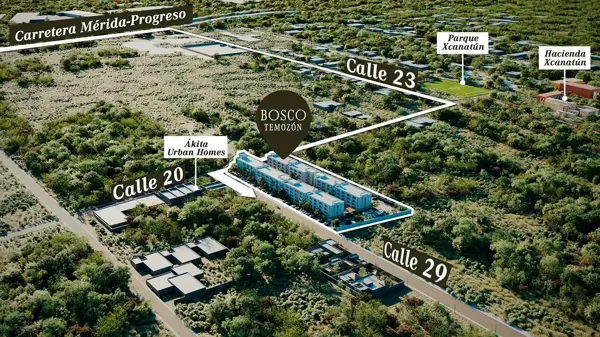 Departamento en venta en Temozon Norte, Mérida — foto 2 de 5