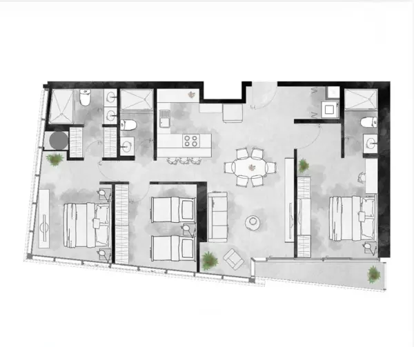 Departamento en venta en Santa Maria, Monterrey — foto 2 de 5