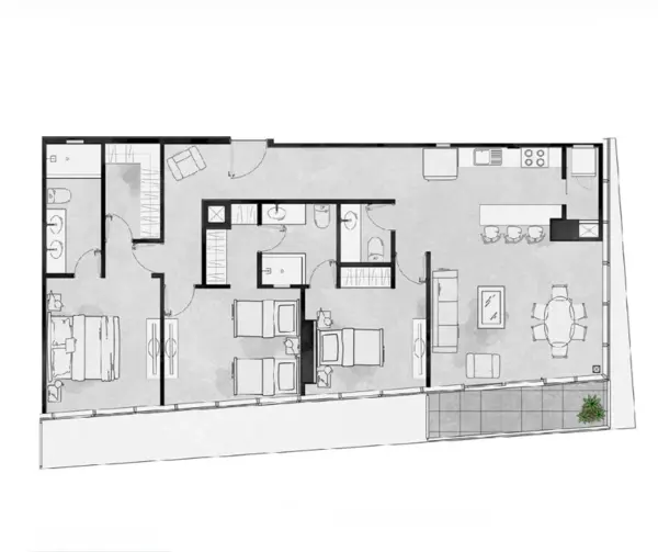 Departamento en venta en Santa Maria, Monterrey — foto 2 de 5