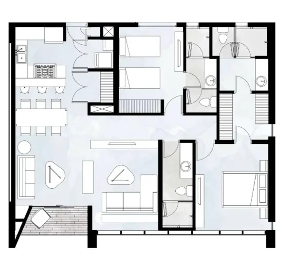 Departamento en venta en Bosques la Huasteca, Santa Catarina — foto 2 de 7