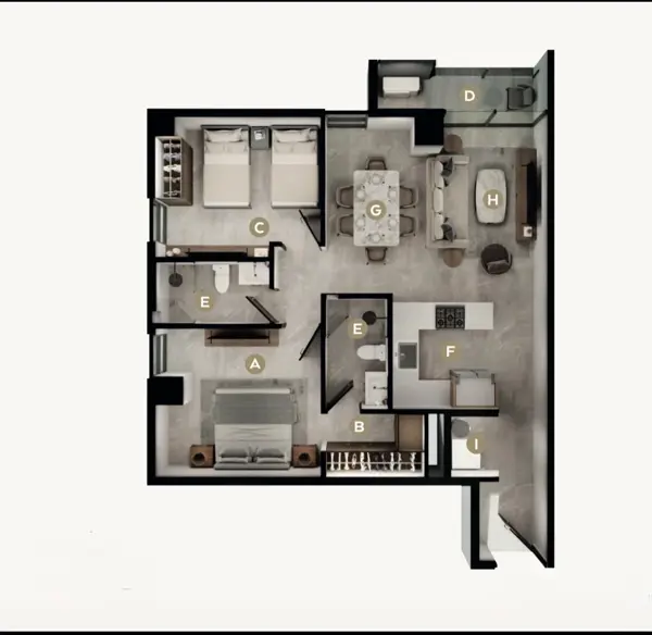 Departamento en venta en Bosques la Huasteca, Santa Catarina — foto 2 de 5