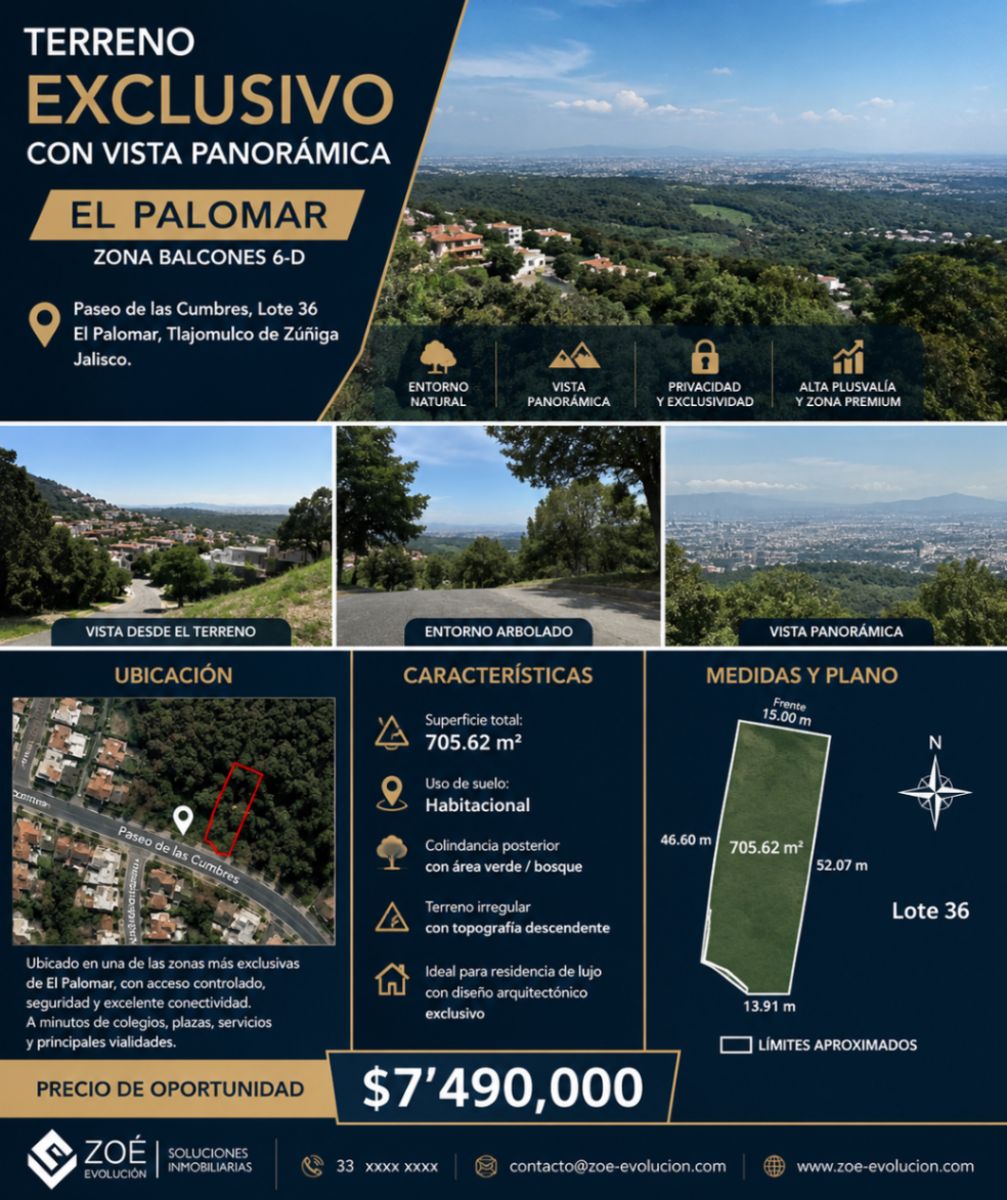 Terreno en venta en El Palomar, Tlajomulco de Zúñiga — foto 1 de 2
