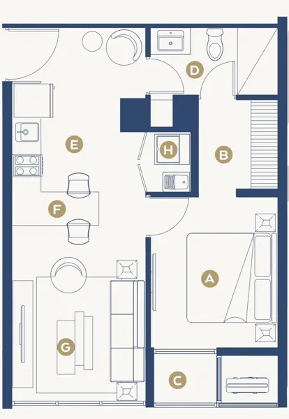 Departamento en venta en Bosques la Huasteca, Santa Catarina — foto 2 de 5
