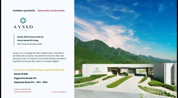 Terreno en venta en Amorada Privada Residencial, Santiago — foto 2 de 8