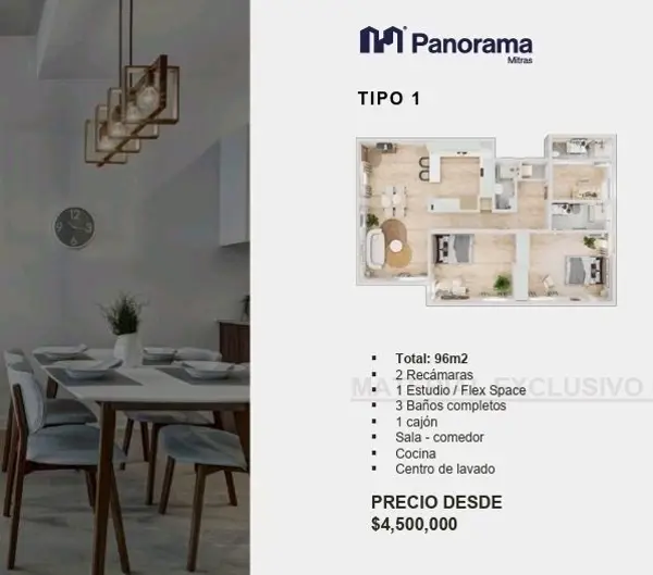 Departamento en venta en Mitras Centro, Monterrey — foto 3 de 17