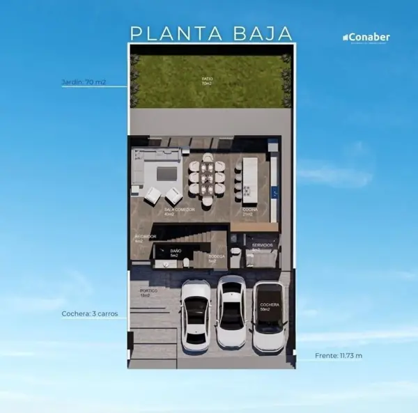 Casa en venta en Los Olivos Residencial, Santiago — foto 3 de 6