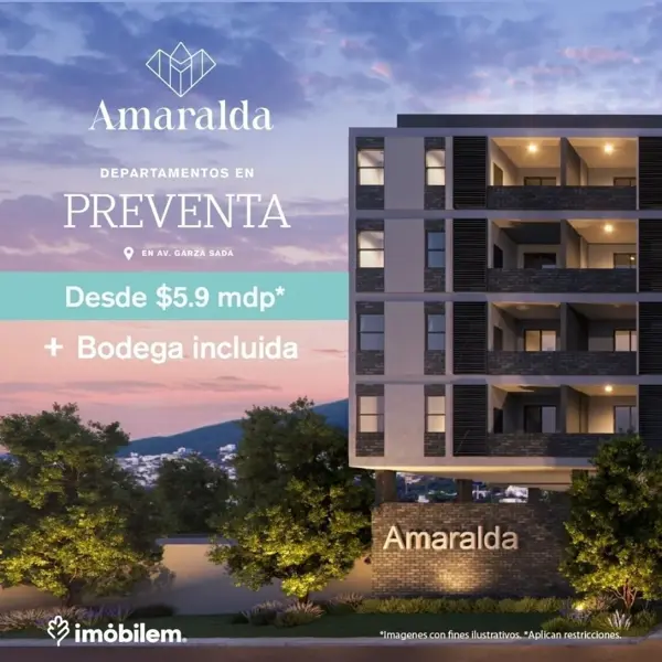 Departamentos en PREVENTA en ZONA CONTRY en Monterrey NL