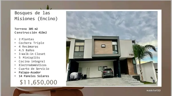 Casa en venta en Bosques de las Misiones Sector Encino, Santiago — foto 3 de 23