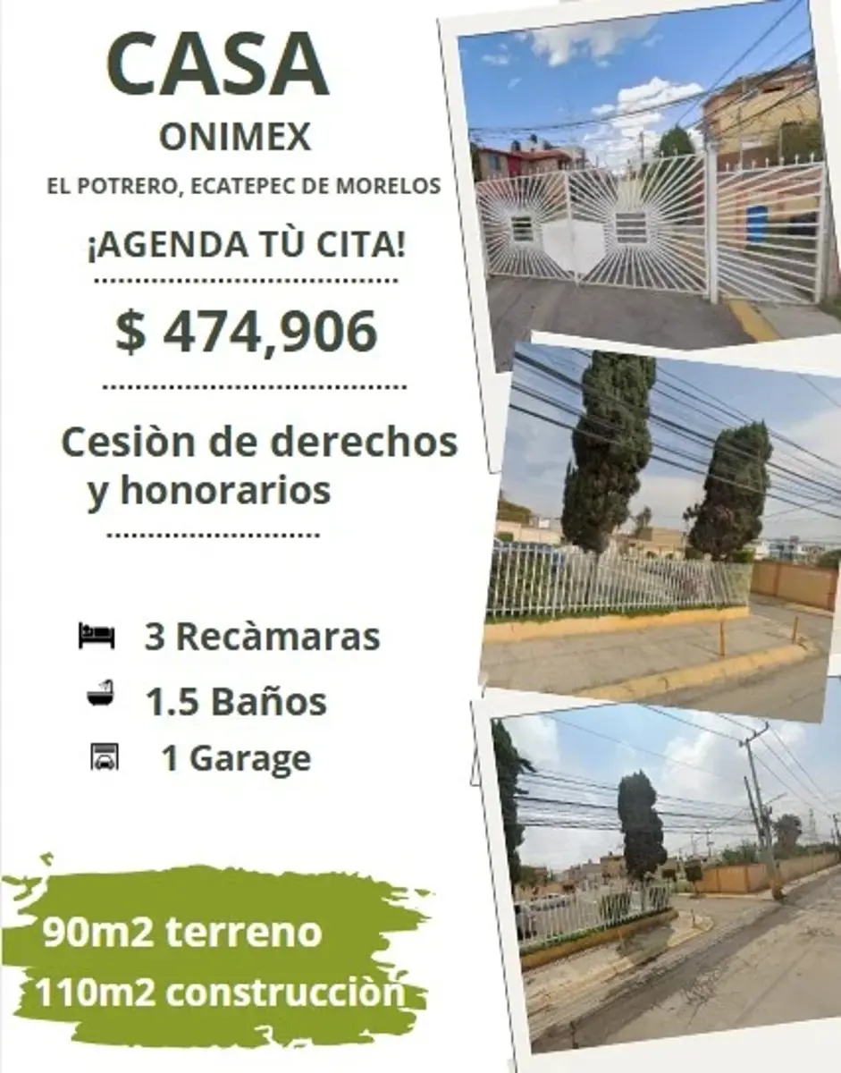 Casa en venta en El Potrero, Ecatepec de Morelos — foto 1 de 12