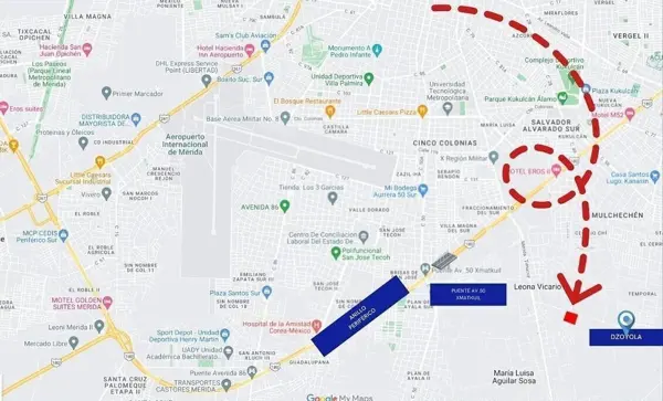 Terreno en venta en Leona Vicario, Kanasín — foto 3 de 5