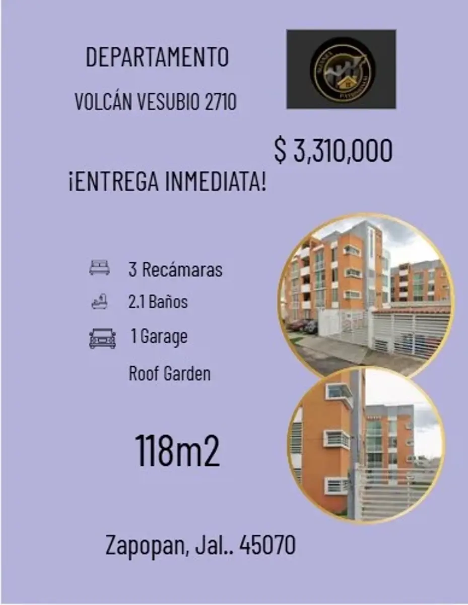 Departamento en venta en El Colli Urbano 1a. Sección, Zapopan — foto 1 de 12