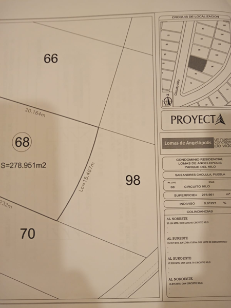 Terreno en venta en Lomas de Angelópolis II, San Andrés Cholula — foto 3 de 15