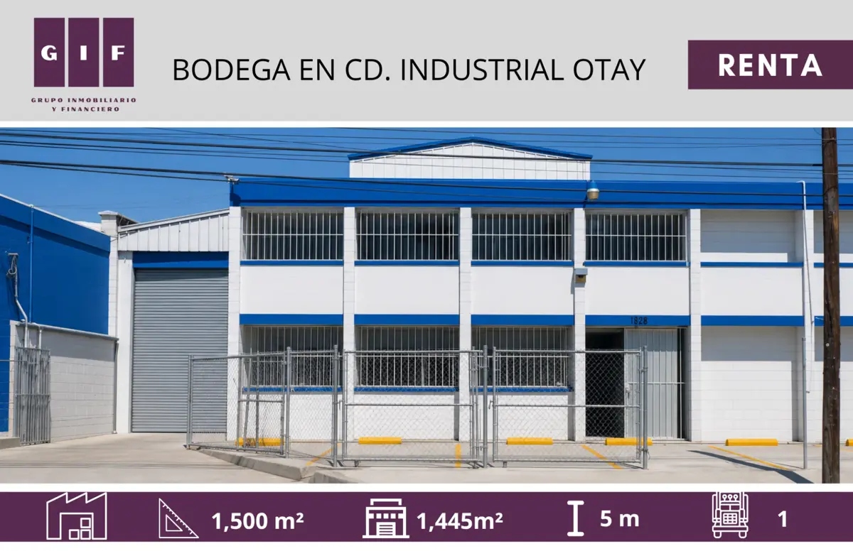 Bodega en renta en Ciudad Industrial, Tijuana — foto 1 de 5