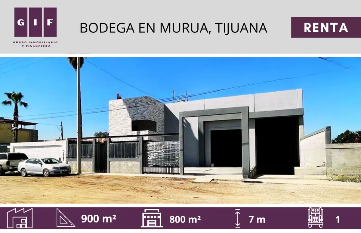 Bodega en renta en Campestre Murua, Tijuana — foto 1 de 5