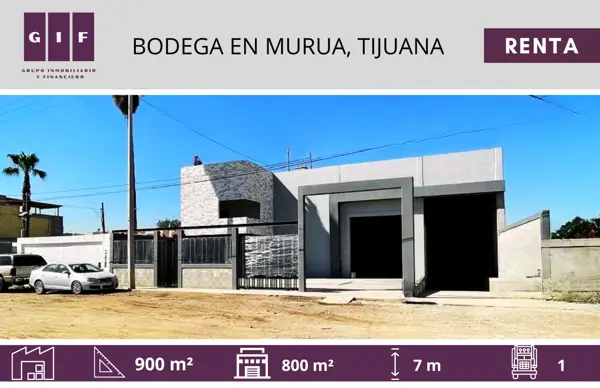 BODEGA EN RENTA EN MURUA OTAY  -  ALAMAR