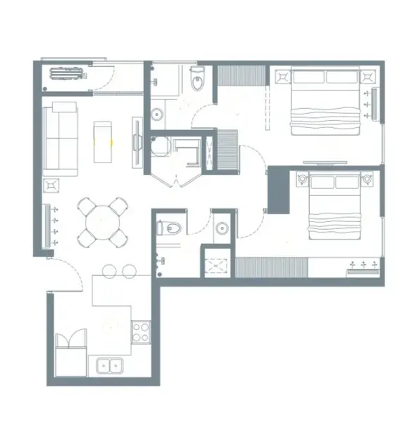 Departamento en venta en Centro, Monterrey — foto 2 de 8