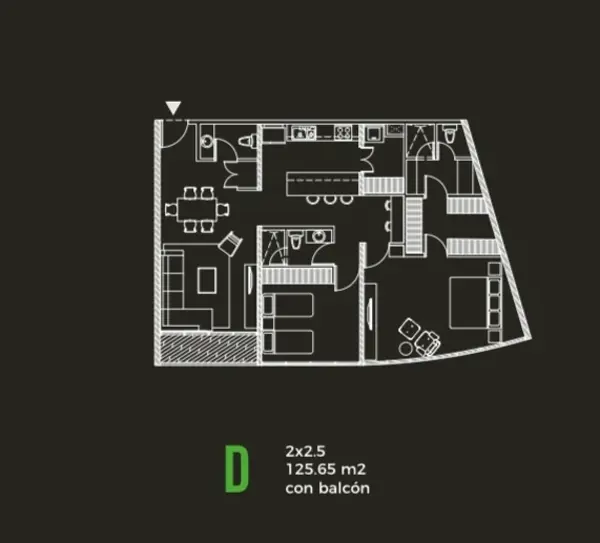 Departamento en venta en El Aguacatal, Santa Catarina — foto 2 de 5