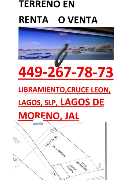 Terreno Industrial y Habitacional en Libramiento Norte, Lagos de Moreno, Jalisco - Oferta de Venta