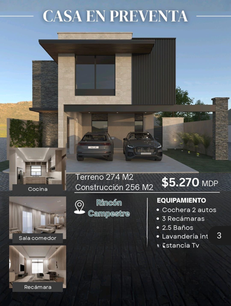 Casa en venta en Rincón Campestre, Saltillo — foto 3 de 26