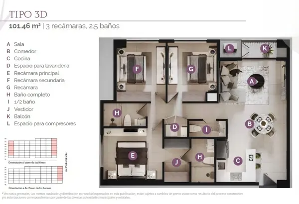 Departamento en venta en Cumbres Magnolia, Monterrey — foto 2 de 15