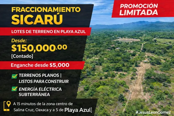 Terreno en venta en Playa Azul, Salina Cruz — foto 2 de 5