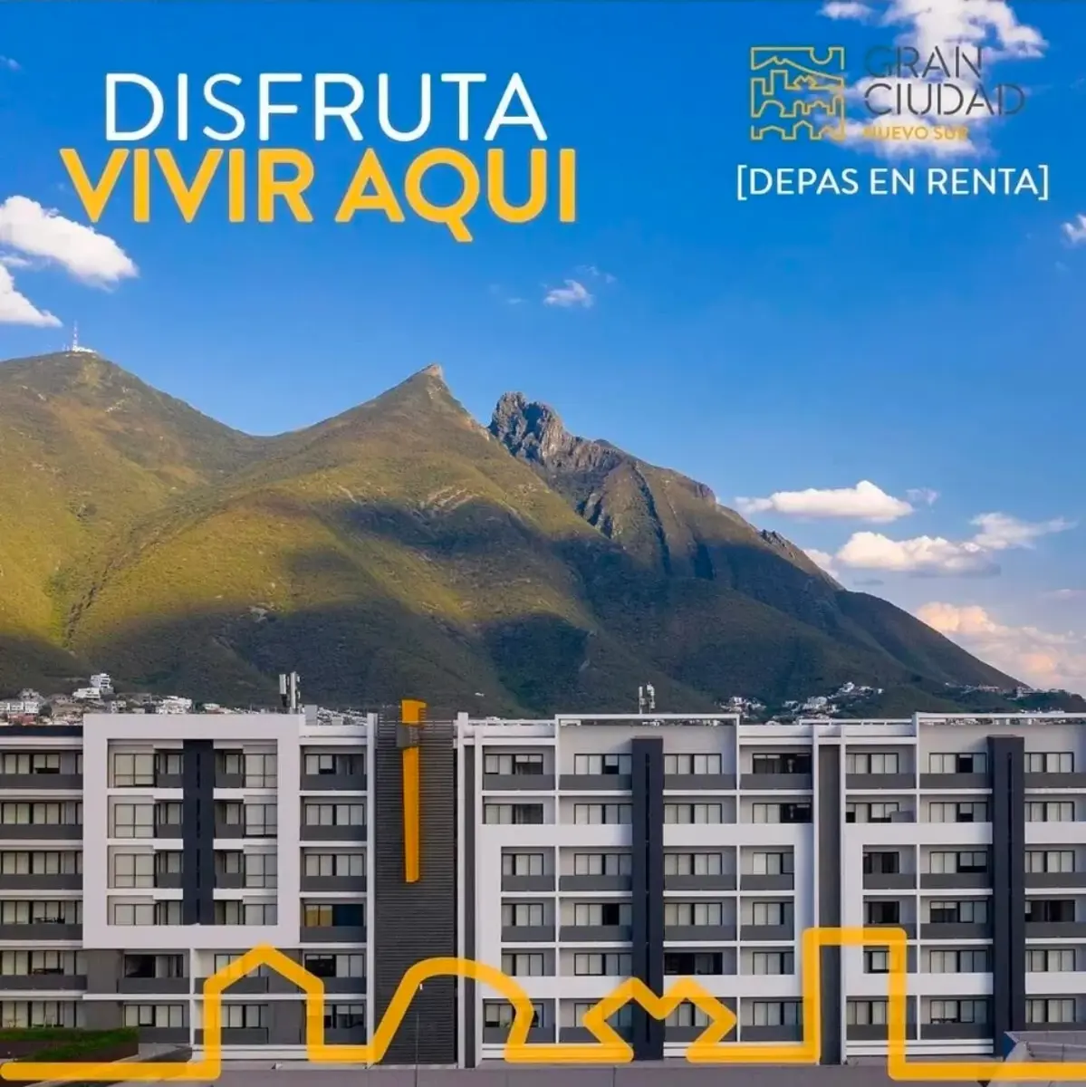 Departamento en renta en Ladrillera, Monterrey — foto 1 de 8